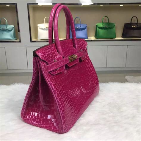 hermes birkin crocodile skin handbags